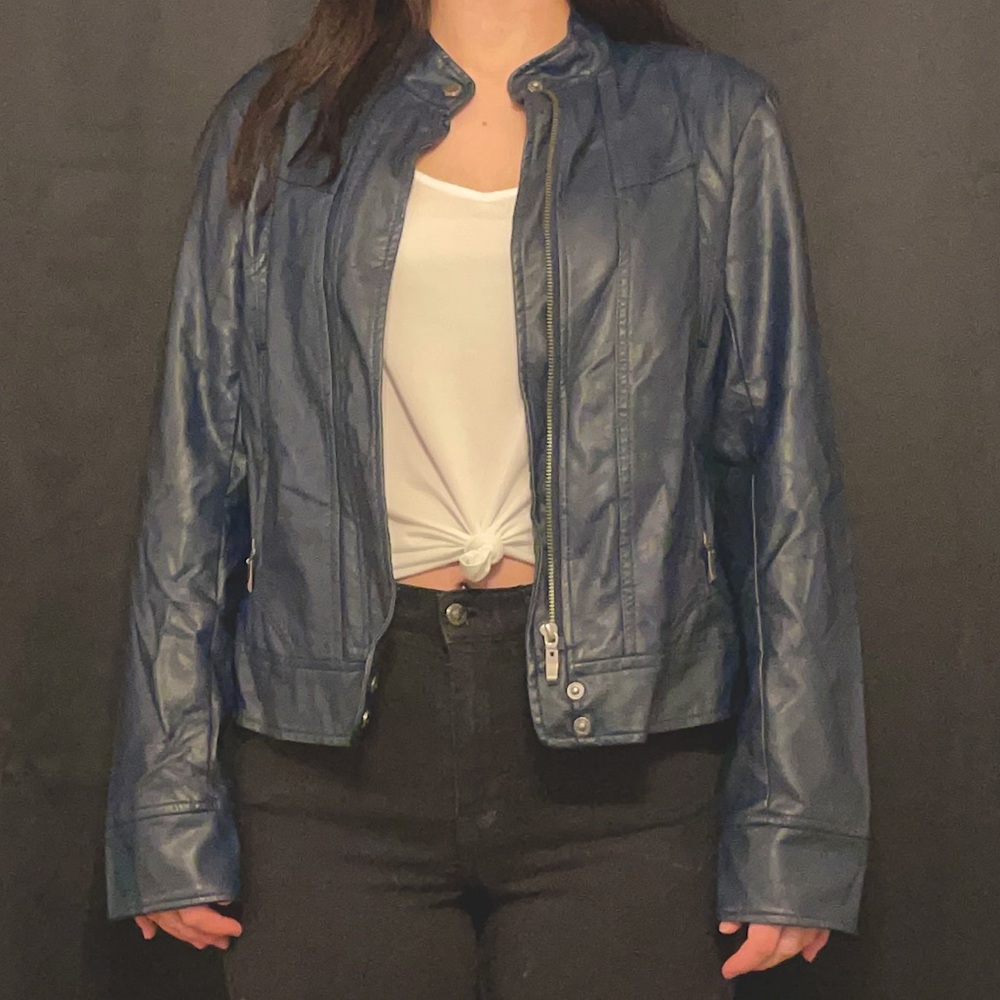 Faux Leather Jacket